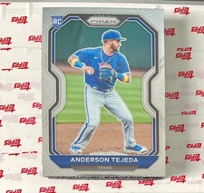 2021 Panini Prizm Base Tier I Anderson Tejeda #9 Texas Rangers RC