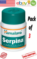3X SERPINA Himalaya 100 Tabs Each With Long Expiry  Free Shipping