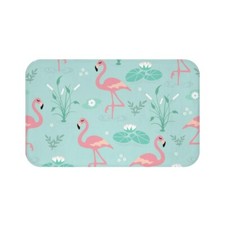 Flamingo Walk Bath Mat