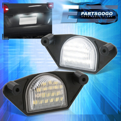 For 84-13 Chevy Corvette C4 C5 C6 Replacement SMD LED License Plate Lamps Lights