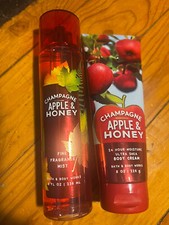 Bath Body Works 1 X CHAMPAGNE APPLE HONEY 8 oz FRAGRANCE MIST 8 Oz. CREAM
