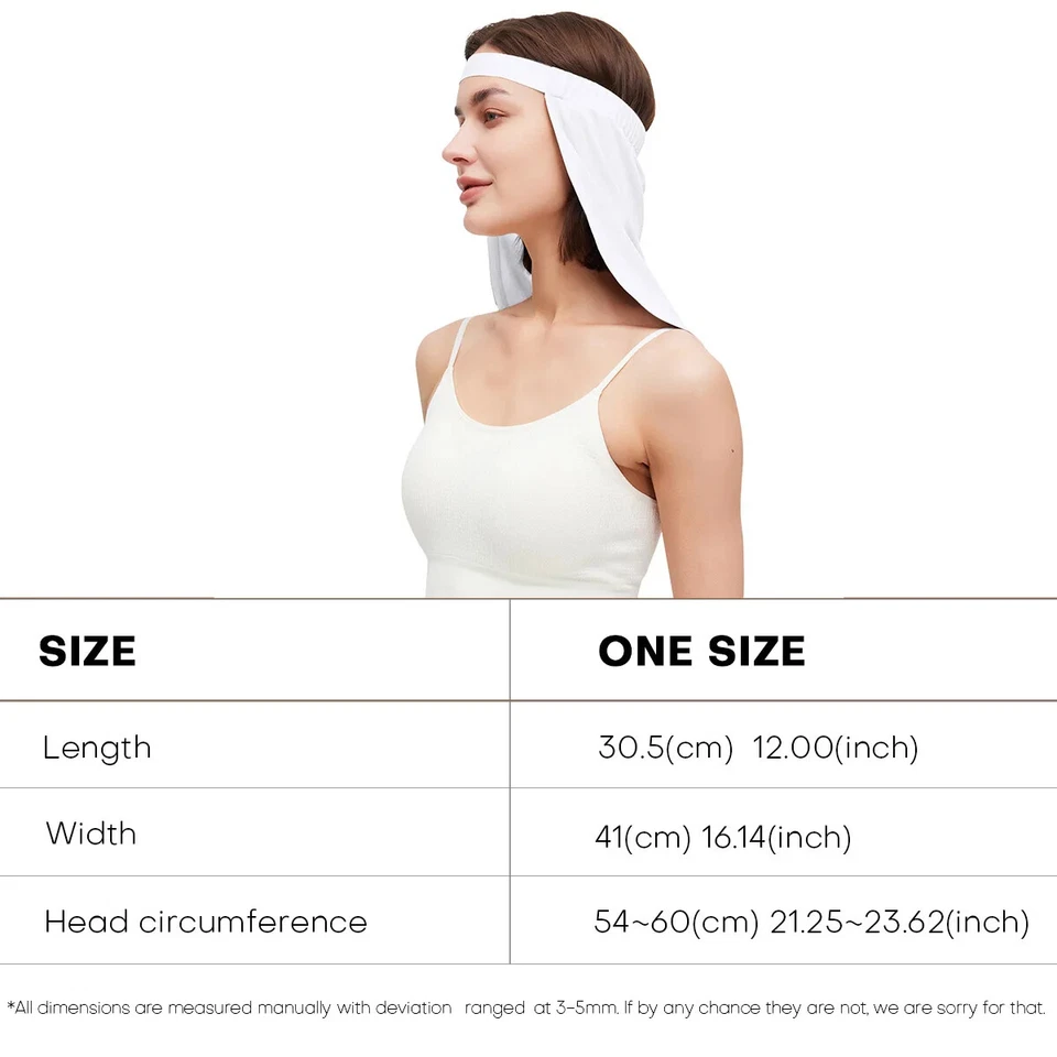 OH! Protetor solar drapeado de pescoço UPF 50+ gaiteiro de pescoço anti-UV para chapéu boné de verão - Imagem 3 de 4