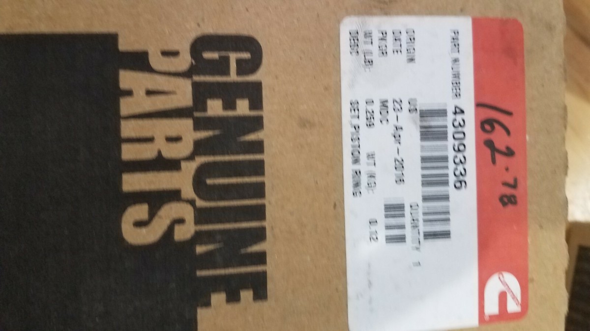 Piston ring set 4309336 | eBay