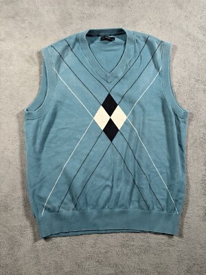 Sweater Vest Teal Shirt Grey Vest PGA Tour Golf Sweater Vest Mens