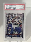 TOM BRADY 2015 TOPPS CHROME #50 PULSAR REFRACTOR PATRIOTS  PSA 9 SHIPS SAME DAY