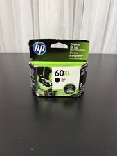 HP 60XL Black Ink Cartridge CC641WN Genuine OEM High Yield Expired Aug 2022