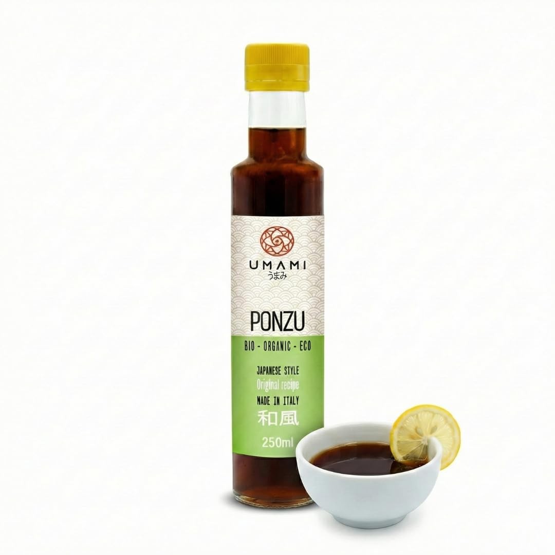 Bio Ponzu Sauce 250ml Japanisches Dressing mit BioZitrusfrüchten und Sojasau...