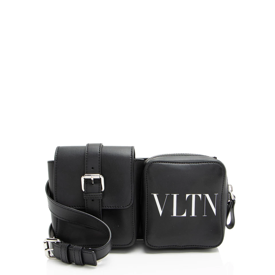 Valentino Leather VLTN Compartment Crossbody