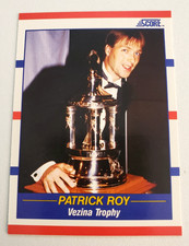 1990-91 Score Hockey Vezina Trophy Patrick Roy #364 Montreal Canadiens NHL HOF