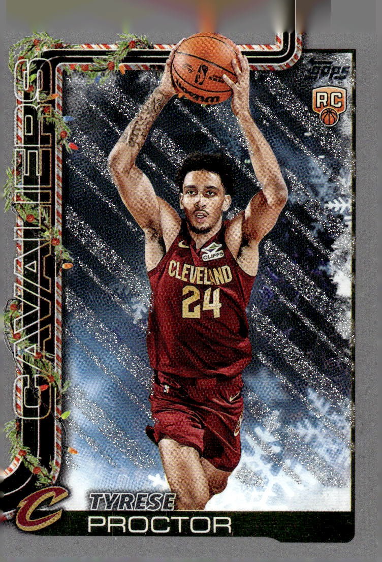 2025-26 Topps Holiday #H200 Tyrese Proctor Glitter Holiday