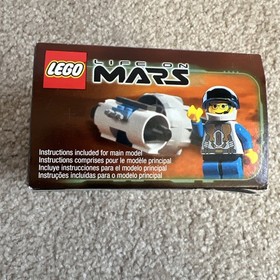 LEGO 7310 Space Life On Mars Mono Jet 100% Complete w/ Manual & Original Box