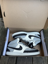 Nike Court Vision Next Nature Mid Top Athletic Sneakers Black White DN3577-001