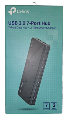 TP-Link UH720 USB 3.0 - 7-Port Data Hub + 2-Port Smart Charger. NEW/ SEALED.