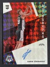 Luka Samanic 2019-20 Panini Mosaic Autographs Red Mosaic Auto RC #RA-LSM