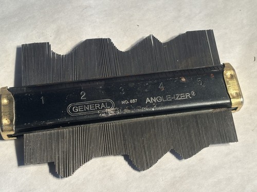 General Tools Contour Gauge 837 - 6" Angle Finder Tool