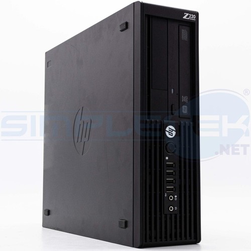 HP Z220 SFF Workstation Xeon Windows 10 Pro 8GB 120GB Serial RS232 Dvd-Rw PC - Picture 2 of 6