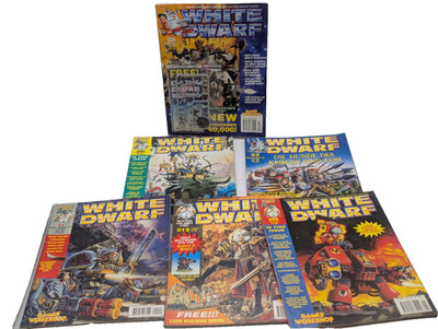 Warhammer White Dwarf Hefte Konvolut teilweise mit Zugaben
