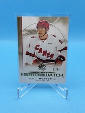 Scott Morrow RC Rookie GOLD Future Watch /99 2024-25 SP Authentic #142 Carolina