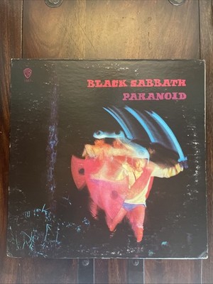 Black Sabbath - Paranoid LP - 1974 - Warner Bros WS4 1887 Burbank Labels VG/VG