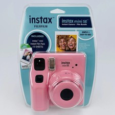 Fujifilm instax mini SE Pink Instant Camera  Instax Mini Film Bundle 10 Sheets
