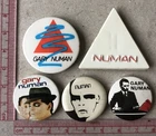 VTg Og Gary Numan Pin Badges Lot New Wave Synth Tubeway Army Pleasure Principle