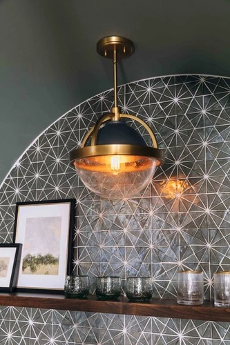 Hinkley Lighting 40017 Watson 12"W Pendant - Brass - Picture 2 of 5