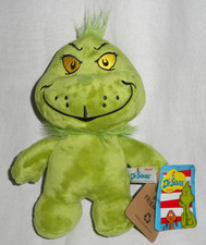 NEW DR. SEUSS "THE GRINCH" STUFFED PLUSH BY AURORA - 9" TALL CHRISTMAS