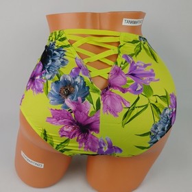 Lane Bryant Cacique Cheeky Brief Sexy Plus Panty Lingerie 18/20 Lime Green Pink