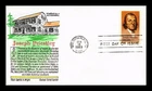 US COVER FIRST DAY OF ISSUE TORKEL GUNDEL HAND COLORED CACHET JOSEPH PRIESTLEY