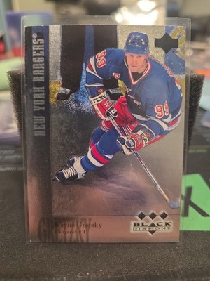 1997-98 Upper Deck Black Diamond S A M P L E #180 Wayne Gretzky New York Rangers