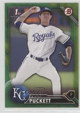 2016 Bowman Draft Draft Picks Green 7/99 AJ Puckett #BD-85 0o9