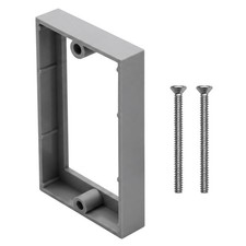 Single Gang Electrical Box Extender, Gray, 1 Pack Premium ABS extender fits...