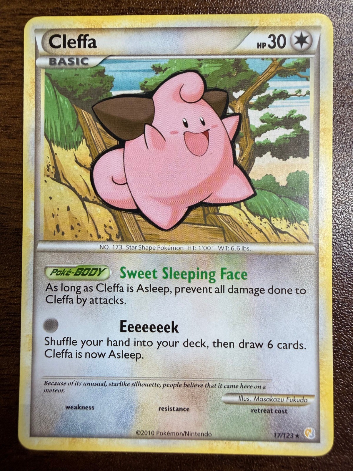 Cleffa Rare HeartGold SoulSilver 17/123 NM