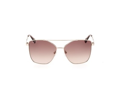 Max&CO. MO0062 32F Gold/ Brown Aviator Metal Sunglasses Frame 56-14-140