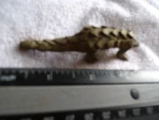 PIRATE ARTIFACT, PORT ROYAL, BRONZE AFRICAN TRADE LIZARD,1692