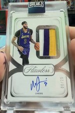 2024 Panini Flawless Anthony Davis 2023 Horizontal Patch Auto /25 #3 Lakers