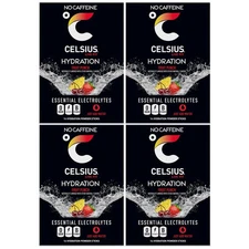 Celsius Hydration Sugar Free Electrolyte Drink Mix 4 Pack