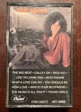 Billy Squier The Tale Of The Tape Cassette 1980 Capitol Re-issue