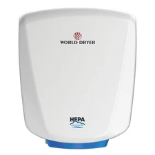 HEPA-Filtered Hand Dryer (VERDEdri) White Automatic 110-277V Part# Q974A2