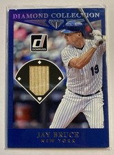 2017 Donruss Jay Bruce #DC-JB Diamond Collection Memorabilia Bat  NY Yankees
