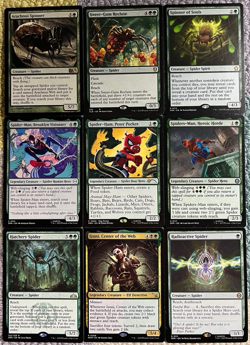 mtg spider commander deck Commander Spider Deck - Golgari Black Green - EDH - Shelob - Lord of The  Rings LOTR - 100 Card - Custom Magic The Gathering Deck main image 0