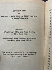 Listening to the Great Teacher Watchtower Bible Tract Society 1971 Vintage