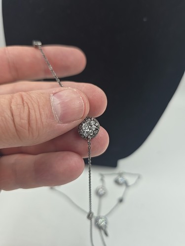 Frieda Rothman Belargo Black Anodized Sterling Silver And Cubic Zirconia... - Picture 5 of 7