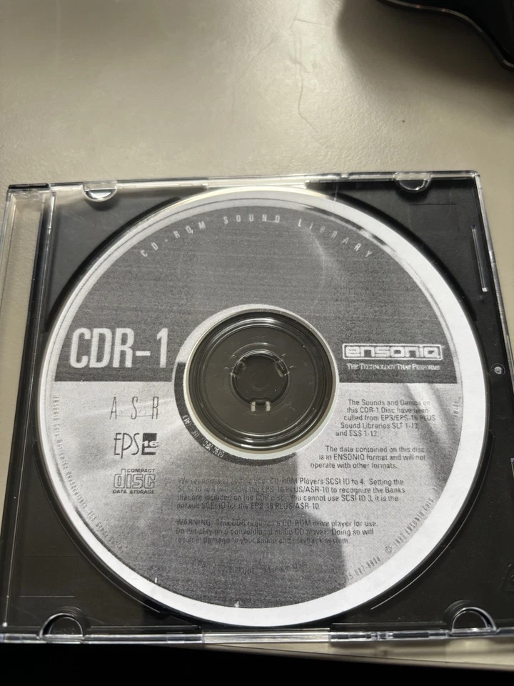 Ensoniq ASR / EPS 16 " CD-ROM Sound Library ( CDR-1) - Image 3 of 4