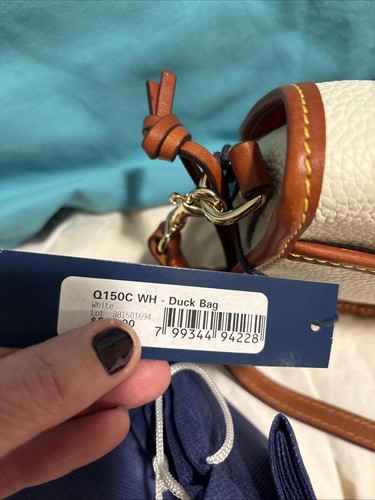 Nuevo con etiquetas Bolso Bandolera de Cuero Dooney & Bourke Big Duck Cartera de Hombro - Imagen 8 de 10