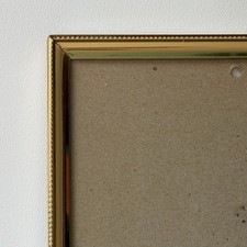 Vintage Picture Frame Ornate Old World French Cottagecore Gold 8x10