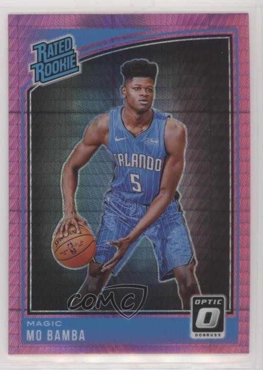 2018-19 Panini Donruss Optic Rated Rookie Pink Hyper Prizm Mo Bamba #160 0i3y