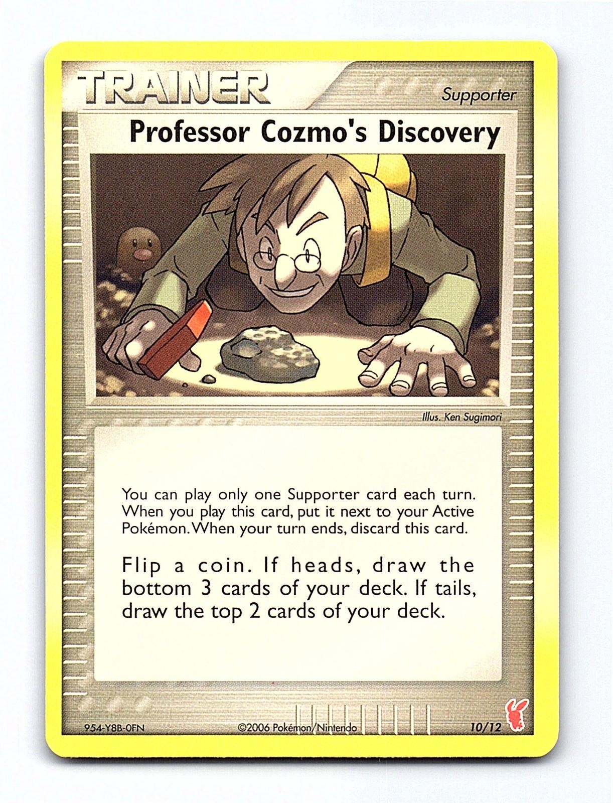 Professor Cozmo's Discovery 10/12 EX Trainer Kit 2 Plusle Pokemon Lightly Played