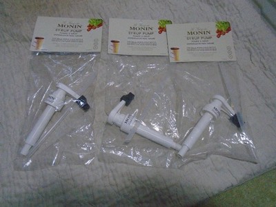 NEW Monin 750 mL Syrup Pump Dispenser (Pack of 3)