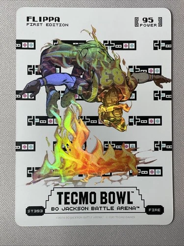 Bo Jackson Battle Arena TECMO BOWL - Flippa ST393 - 1st Edition - 95 PWR